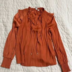 Women's Orange Blouse